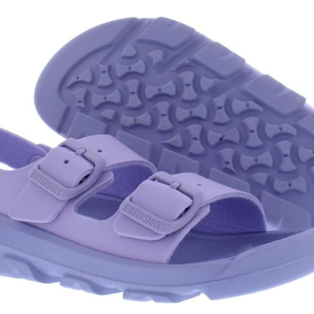 Birkenstock  Mogami Icy Purple Fog  Monochrome Unisex-Child Sandals 12 US KID